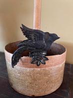 Antieke kerst kaarsenklem vogel, Ophalen of Verzenden, Gebruikt
