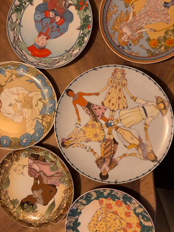 Unicef Wandbordjes - Kinderen van de Wereld, Antiek en Kunst, Antiek | Wandborden en Tegels, Ophalen