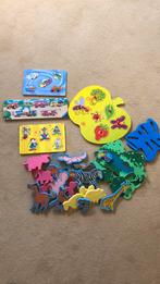 Houten puzzels  6 stuks, Ophalen of Verzenden, Zo goed als nieuw, Van hout, Minder dan 10 stukjes