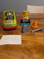 Duplo 10589 Toffe Race Auto - Sinterklaas!, Kinderen en Baby's, Speelgoed | Duplo en Lego, Ophalen of Verzenden, Gebruikt, Complete set