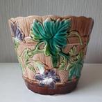 Antieke Art Nouveau bloempot Franse Majolica ca 1900, Verzenden