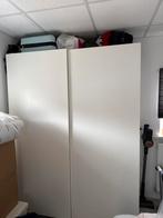 Ikea kleding kast met schuifdeuren, Ophalen, Gebruikt, Wit, Eén