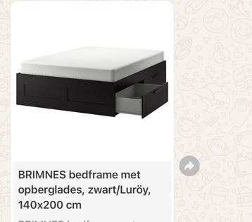 Bed 140x200 (tot 6/8 ophalen op campus Uilenstede )