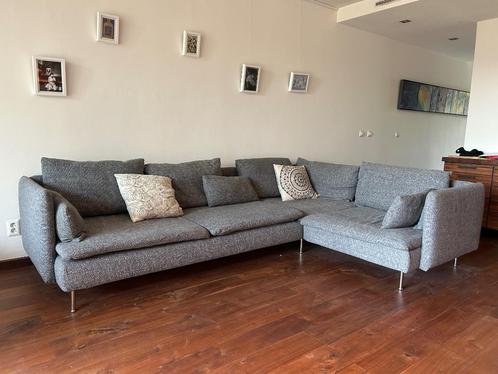 Söderhamn 4-zits hoekbank, Huis en Inrichting, Banken | Complete zithoeken, Zo goed als nieuw, Stof, Ophalen