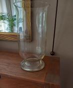 Grote zware glazen vaas / windlicht 42cm hoog Ehv geldrop, Ophalen, Zo goed als nieuw