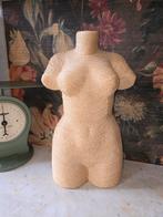 Vintage rieten paspop buste, Antiek en Kunst, Ophalen of Verzenden