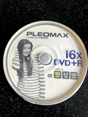 Beschrijfbare dvd's (nieuw in spindle) 10 stuks beschikbaar voor biedingen