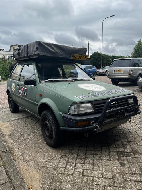 Toyota Starlet 1.0 DX 12V S6 1986 Grijs, Auto's, Toyota, Particulier, Starlet, Benzine, Hatchback, Handgeschakeld, Origineel Nederlands