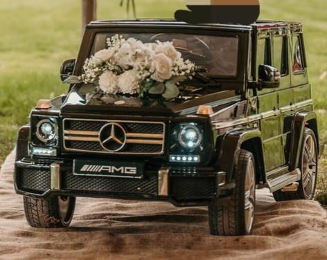 Mercedes G-klasse kinderauto - (Trouwauto), Kinderen en Baby's, Speelgoed | Buiten | Accuvoertuigen, Gebruikt, Ophalen