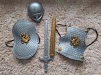 Ridder verkleedset, met schild, helm, harnas en zwaard., Ophalen of Verzenden, Zo goed als nieuw, Jongen of Meisje