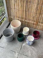 Diverse plantenpotten - set van 6, Ophalen, Overige materialen, Gebruikt, Binnen