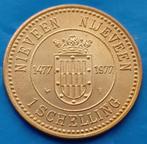 Penning Nijeveen 1 Schelling - 1977, Verzenden, Brons, Nederland