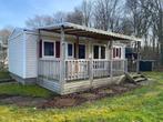 Uniek Chalet Camping Si-Es-An in Balkbrug., Caravans en Kamperen, Tot en met 6