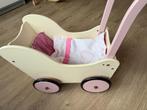 Houten poppenwagen, Ophalen, Zo goed als nieuw, Duw- of Trekspeelgoed