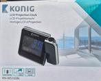 Konig LCD Projectie Wekker met Temperatuur, Ophalen of Verzenden, Nieuw, Digitaal, Wekker of Tafelklok
