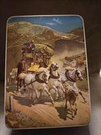 Oude bewaarblik met afbeelding, Verzamelen, Blikken, Ophalen of Verzenden, Gebruikt, Overige, Overige merken