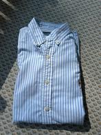 Overhemd polo ralph lauren blue/white slim fit maat S, Kleding | Heren, Overhemden, Ophalen of Verzenden, Zo goed als nieuw, Blauw