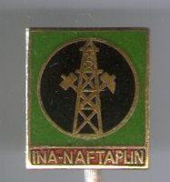 INA Naftaplin email op koper brandstof speldje ( M_107 ), Verzamelen, Speldjes, Pins en Buttons, Zo goed als nieuw, Speldje of Pin
