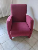 Rood fauteuil stoeltje, Huis en Inrichting, Fauteuils, Ophalen of Verzenden, Gebruikt, Minder dan 75 cm, 50 tot 75 cm