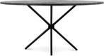 Eettafel Yana rond mango zwart 4 maten leverbaar | Webshop, Huis en Inrichting, Tafels | Eettafels, Modern design, 100 tot 150 cm