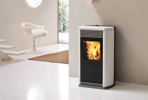 Edilkamin Idroflexa pallet kachel, Huis en Inrichting, Kachels, Zo goed als nieuw, Vrijstaand, Pelletkachel, Overige brandstoffen