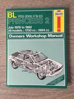 Haynes Manual British Leyland Princess 2 1,7 & 2,0 1978-1982, Ophalen of Verzenden