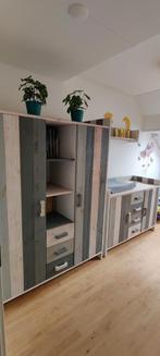 Stoere babykamer steigerhout look, Jongetje of Meisje, Zo goed als nieuw, Ophalen