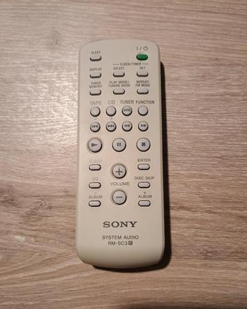 Sony rm-sc3 afstandsbediening origineel hifi system beschikbaar voor biedingen