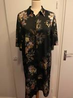 Twinset jurk zwart met bloemen L, Twinset, Overige kleuren, Verzenden, Maat 46/48 (XL) of groter