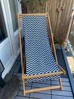 Strandstoel, Tuin en Terras, Ophalen, Zo goed als nieuw, Hout, Inklapbaar