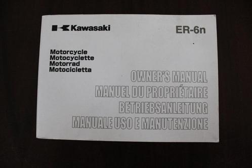 Kawasaki ER-6n 2005 motorcycle owner's manual ER650A, Motoren, Handleidingen en Instructieboekjes, Kawasaki, Ophalen of Verzenden