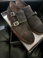 Mink Suède Gespschoenen Heren 44, Ophalen of Verzenden, Zo goed als nieuw, Overige kleuren, Gespschoenen
