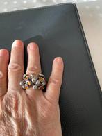 Esprit ring zilver met bedels en amber steentjes, Ophalen, 18 tot 19, Zo goed als nieuw, Dame