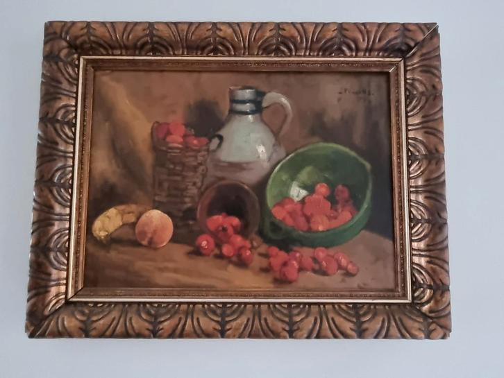 Schilderij van JPC van OS 1917, Antiek en Kunst, Kunst | Schilderijen | Klassiek, Ophalen of Verzenden