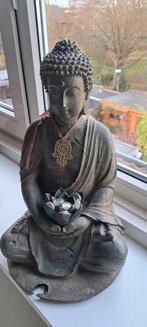 Boeddhabeeld - 40cm hoog, 25cm breed, Tuin en Terras, Tuinbeelden, Ophalen of Verzenden, Gebruikt, Beton, Boeddhabeeld