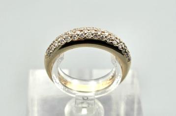 Gouden aanschuif ring met diamanten Ca: 0.47 ct. 2025/442. beschikbaar voor biedingen