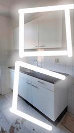 Bribus Keukenfronten - Wit, RVS Handvatten, Ophalen