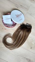 Clip in haarextensions 50cm Beautyworks Melrose, Zo goed als nieuw, Pruik of Haarverlenging, Verzenden