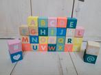 Gekleurde houten Alfabet blokken 2+, als NIEUW, Kinderen en Baby's, Speelgoed | Educatief en Creatief, Ophalen, Zo goed als nieuw