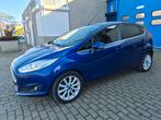 Ford Fiësta 1.0 74KW/100PK 5D 2016 Blauw, Auto's, Voorwielaandrijving, Stof, Zwart, Blauw