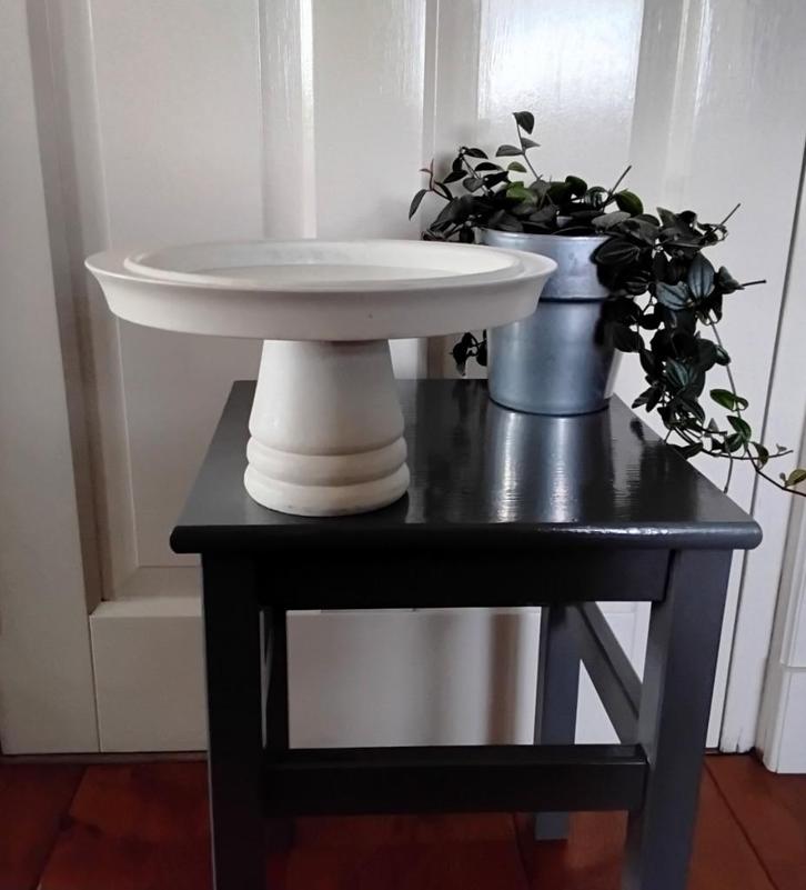 Houten étagère - taartschaal - taartplateau - serveerschaal, Huis en Inrichting, Keuken | Servies, Gebruikt, Schaal of Schalen