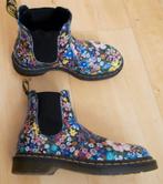 Vrolijke bloemen print schoenen van Dr Martens! 38, Lage of Enkellaarzen, Zo goed als nieuw, Verzenden, Blauw