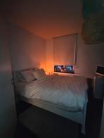 Brocante Wit Bed 140x200, Ophalen, Gebruikt, Wit, Tweepersoons