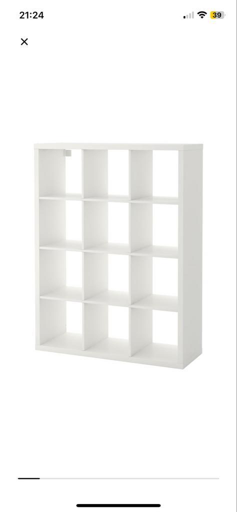 Ikea Kallax Kast, Huis en Inrichting, Kasten | Boekenkasten, Gebruikt, 100 tot 150 cm, 25 tot 50 cm, Met plank(en), Kunststof