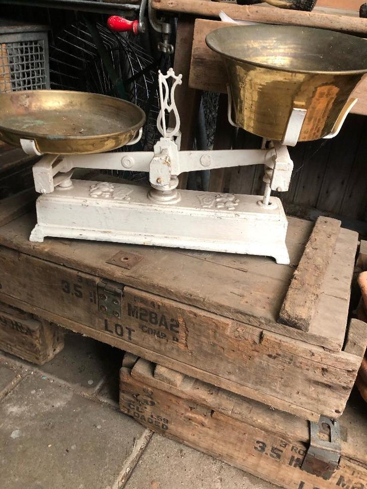 antieke balans weegschaal, Antiek en Kunst, Antiek | Gereedschap en Instrumenten, Ophalen