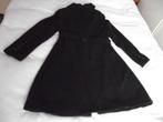 zwart wol winterjas grote kraag knopen Mar Collection 40 M, Maat 38/40 (M), Ophalen of Verzenden, Zo goed als nieuw, Zwart
