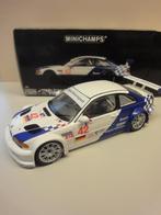BMW M3 GTR ALMS Petit Le Mans 2001 minichamps 1:18 100012142, Hobby en Vrije tijd, Modelauto's | 1:18, Ophalen of Verzenden, Gebruikt