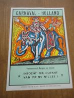 Lucifermerk etiket De Kloof Carnaval Holland 1962 Intocht, Ophalen of Verzenden, Zo goed als nieuw, Luciferdoosjes of -merken