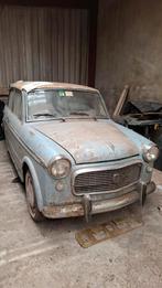 Fiat 1200 1.2 Grandluce 1961 Blauw beige, 4 cilinders, Blauw, Origineel Nederlands, Handgeschakeld
