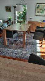 Eetkamertafel 220x100 voor de handige klusser, Ophalen, Gebruikt, 100 tot 150 cm, Eikenhout